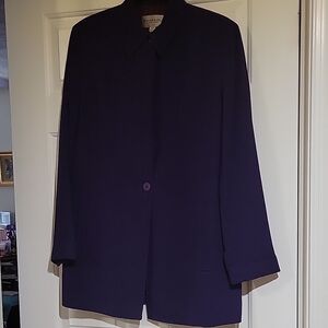 Vtg.Emanuel Unsaro Purple Blazer